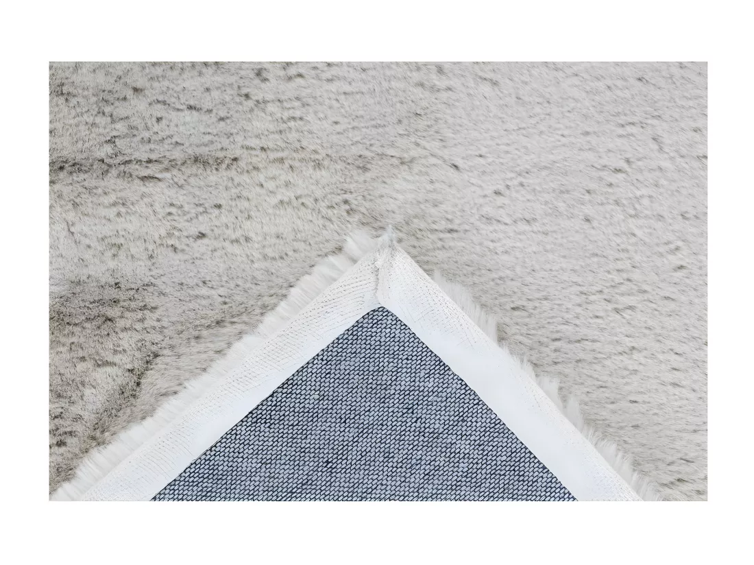 Tapis 150x80cm, design H008N coloris beige - Confort et élégance pour votre intérieur