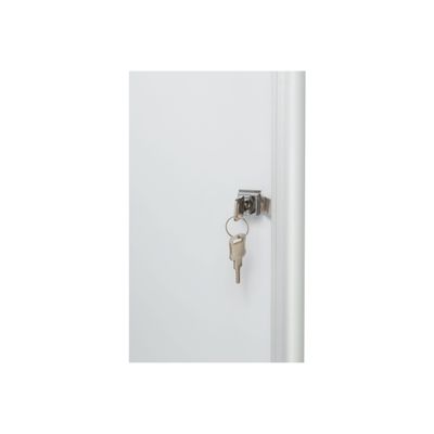 Nobo - Vitrine intérieure A4 (210 x 297 mm) - cadre aluminium fond métal