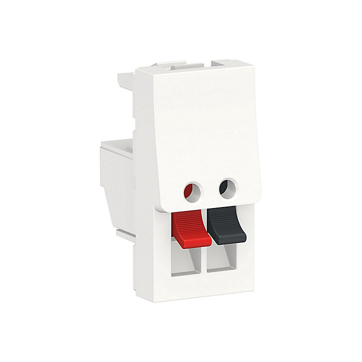 Mécanisme prise haut-parleur 1 module Schneider Electric Unica Pro blanc