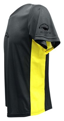 Tee-shirt BAVELLA 2.0 BLACK ULTRA | QUASAR YELLOW