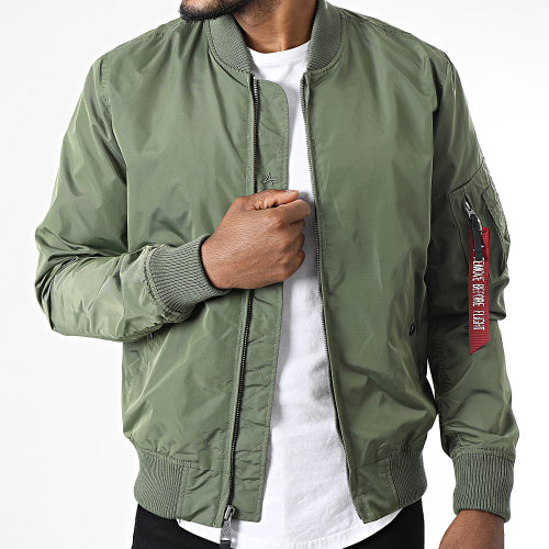 Veste Bomber MA-1 TT 191103 Vert Kaki