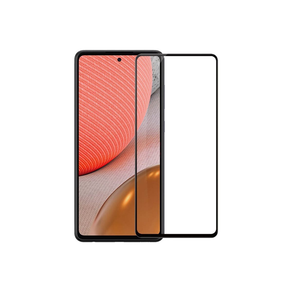 5D Glass skjermbeskytter Samsung Galaxy A72 5G