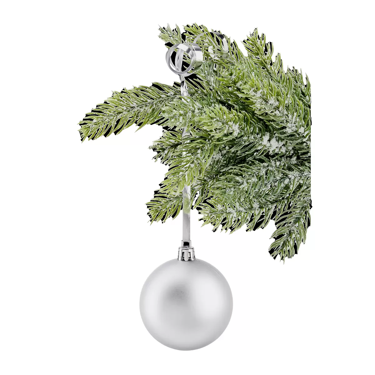 Christbaumkugel Luca Bessoni Silber