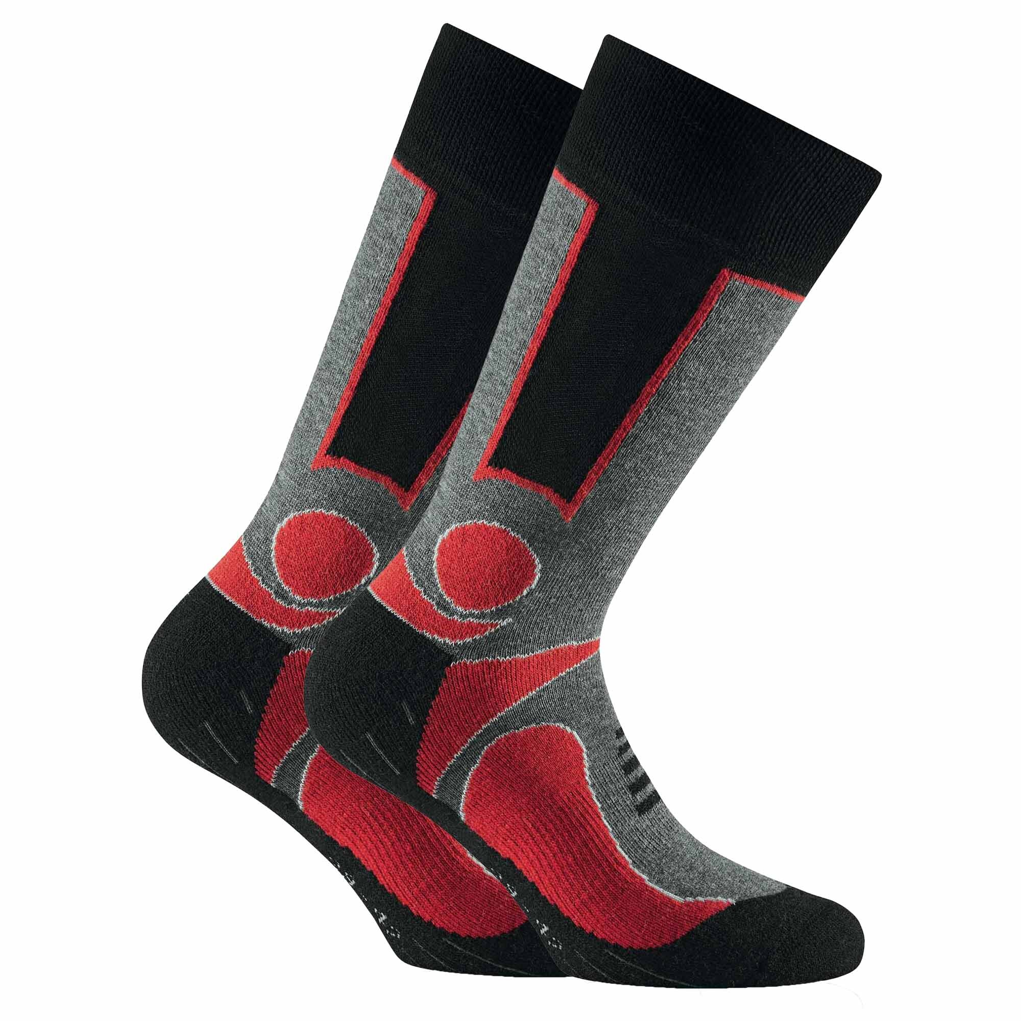 Pacote com 2 pares de meias Rohner Advanced, modelo regular, com estampas.