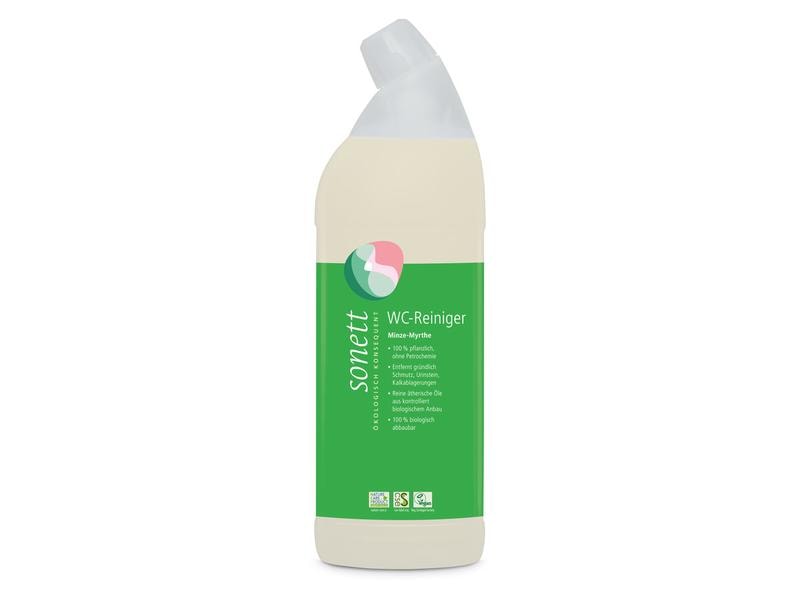 Sonett WC-Reiniger Minze-Myrthe 750 ml Für die Reinigung von WC-Becken mit frischem Duft von Minze-Myrthe