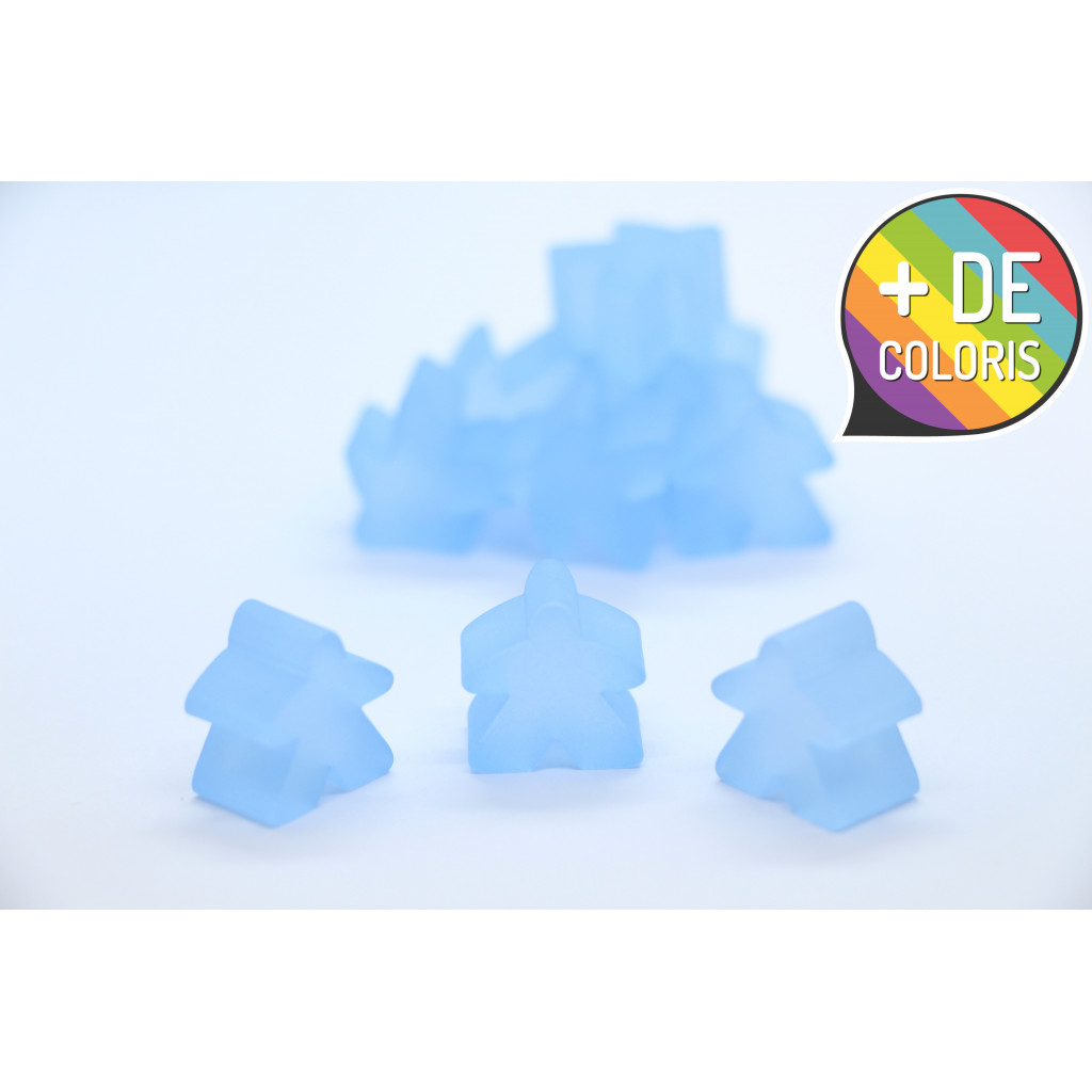 Carcassonne : set de 10 meeples FROZEN