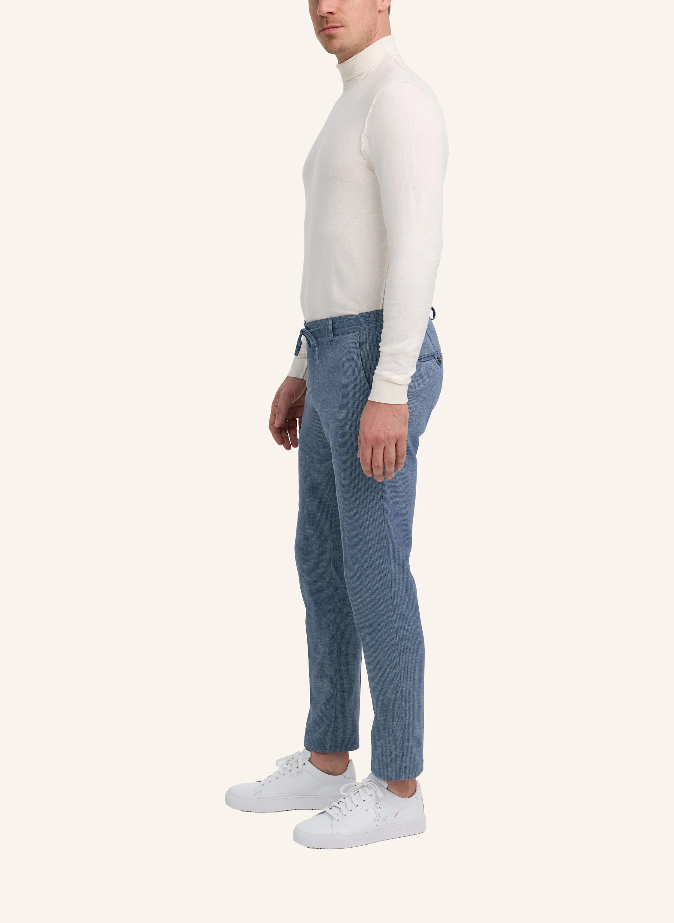 ZUITABLE Anzughose DISPARTAFLEX Slim Fit aus Jersey