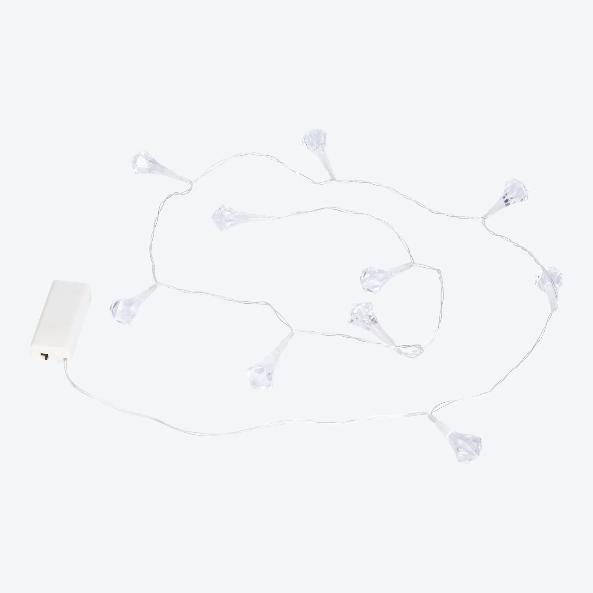 LED-Lichterkette im Diamant-Design, ca. 165cm
