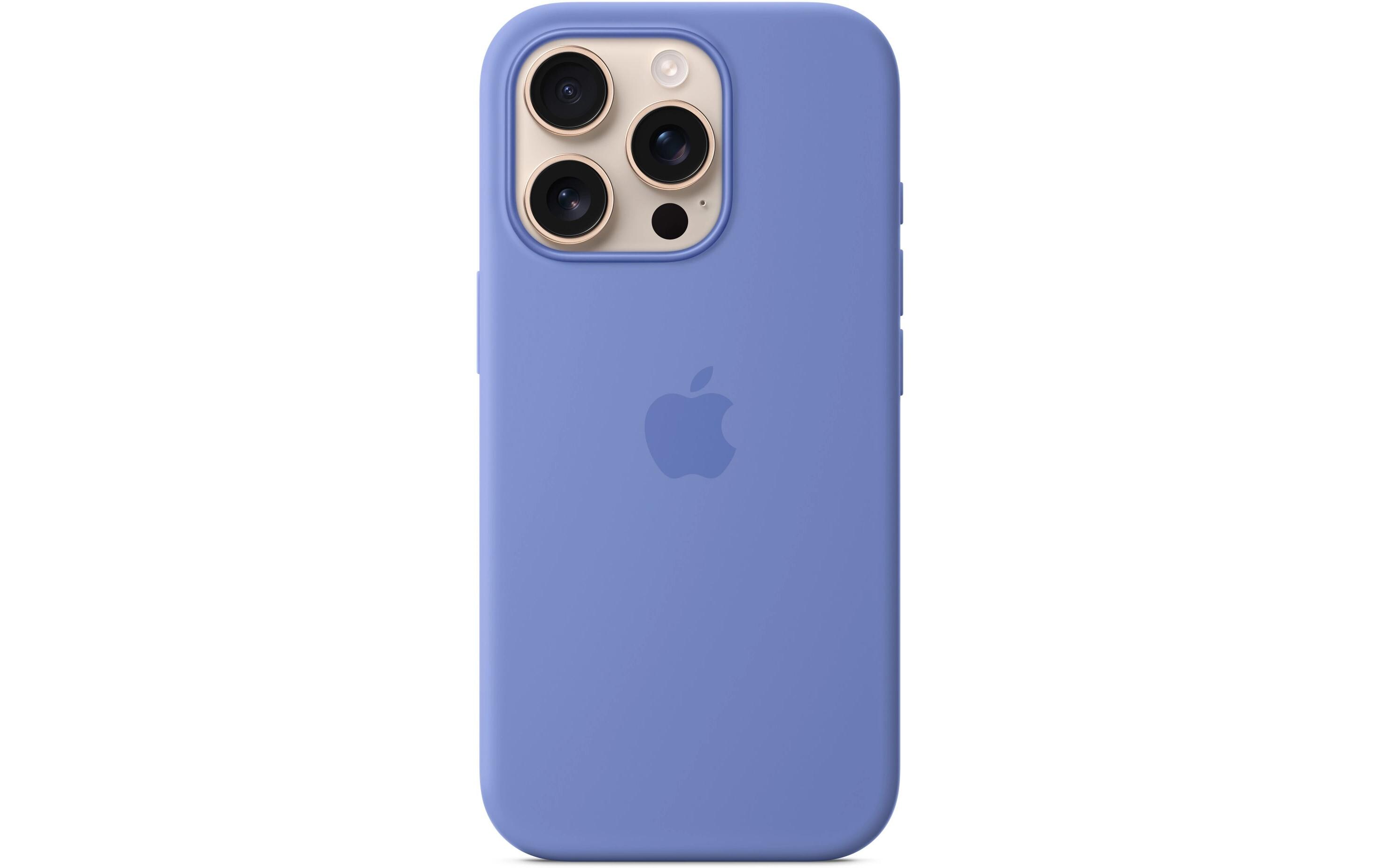 Silicone Case mit MagSafe iPhone 16 Pro PeriwinkleSilikon-Backcover mit «MagSafe» für das Apple iPhone 16 Pro