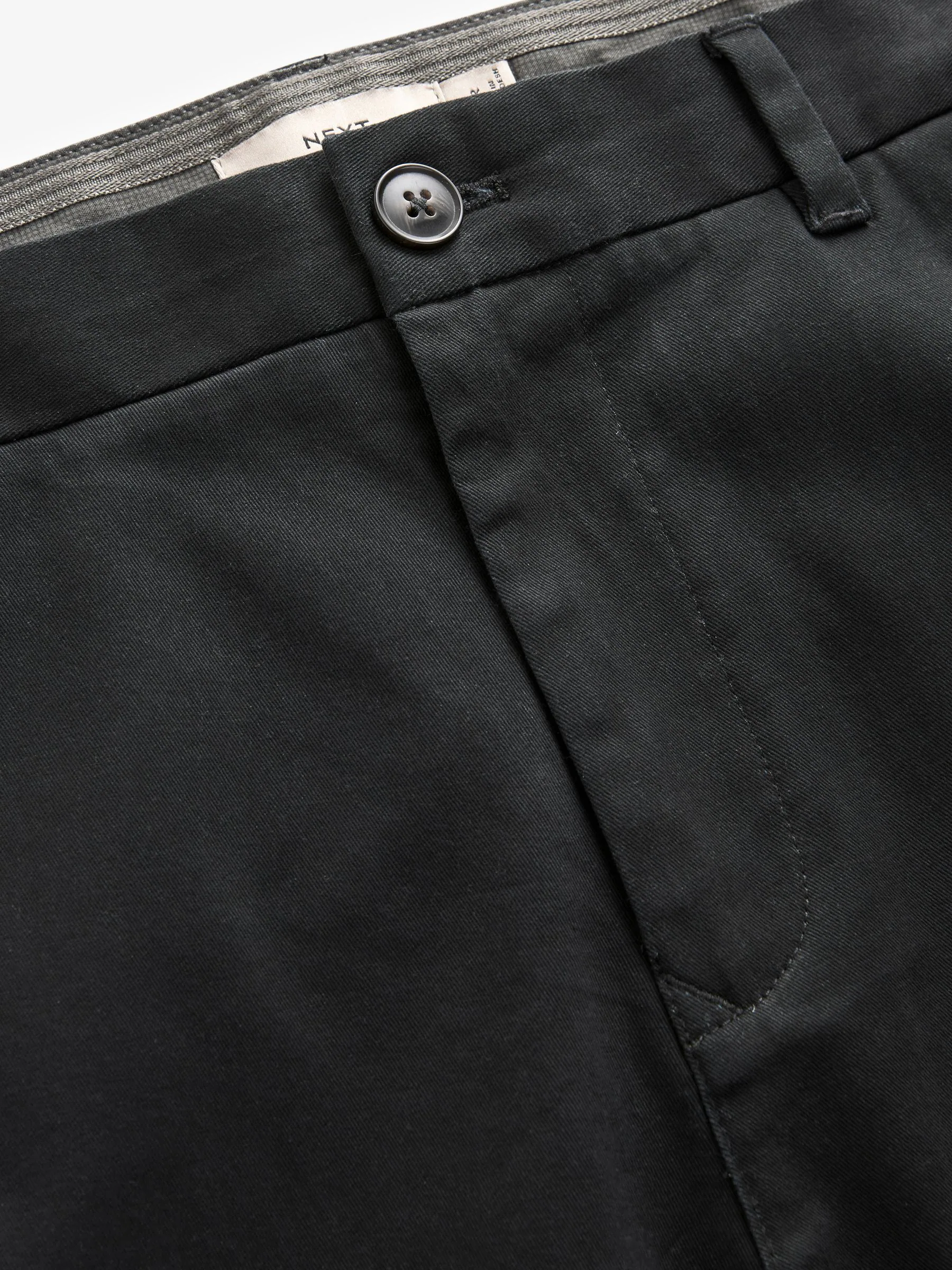 Zwart - Skinny-fit stretchchino