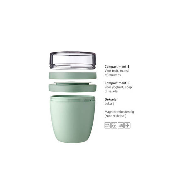 Mepal lunchpot Ellipse nordic sage