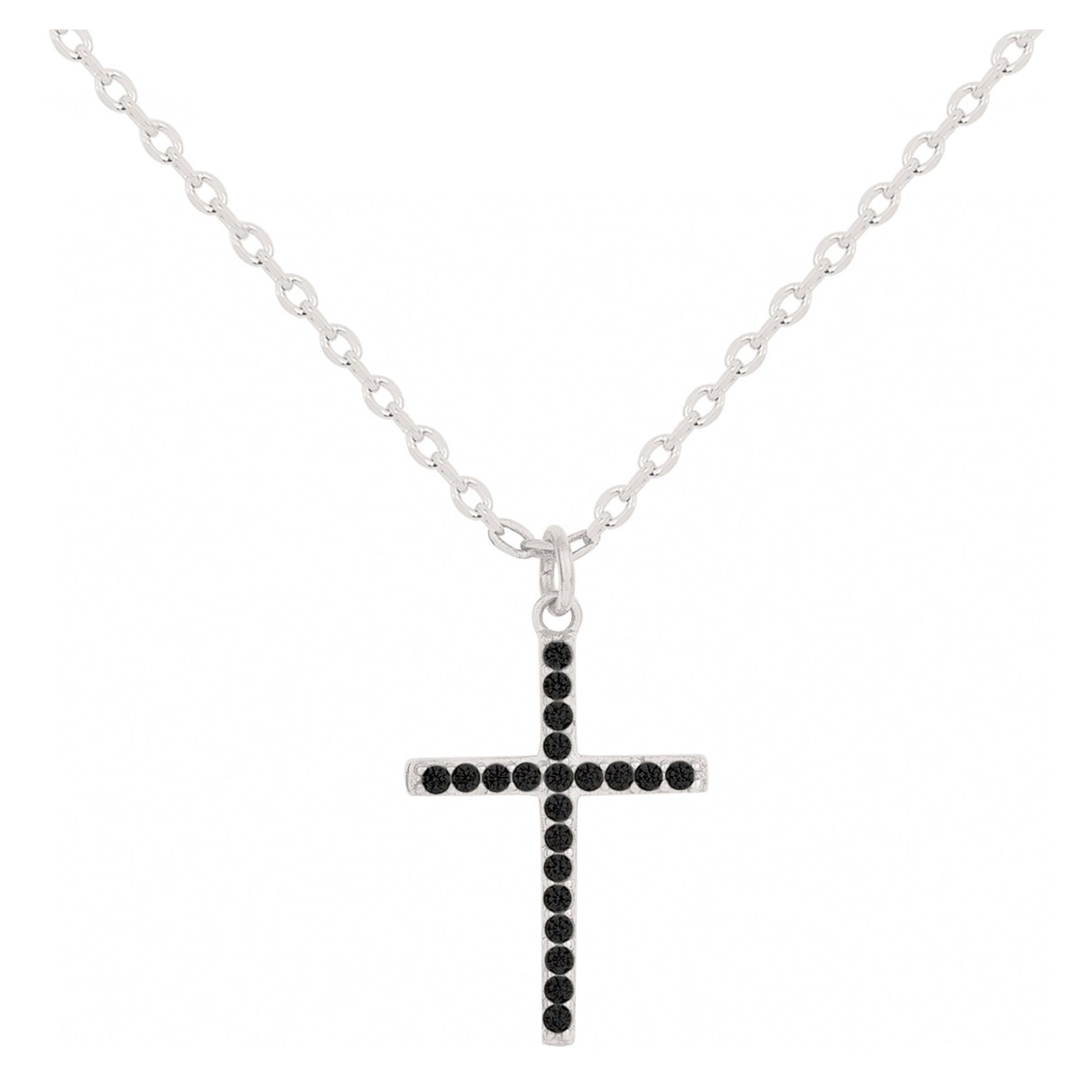 Collier en Argent avec oxyde de zirconium blanc