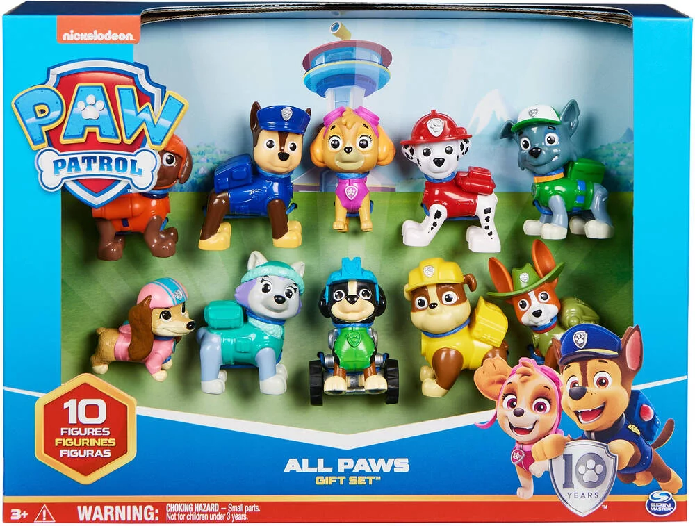 PAT' PATROUILLE - MULTIPACK FIGURINES 10E ANNIVERSAIRE