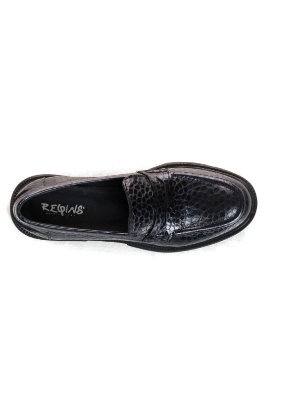 Mocassins ALABAMA Caïman Nuit - Reqins