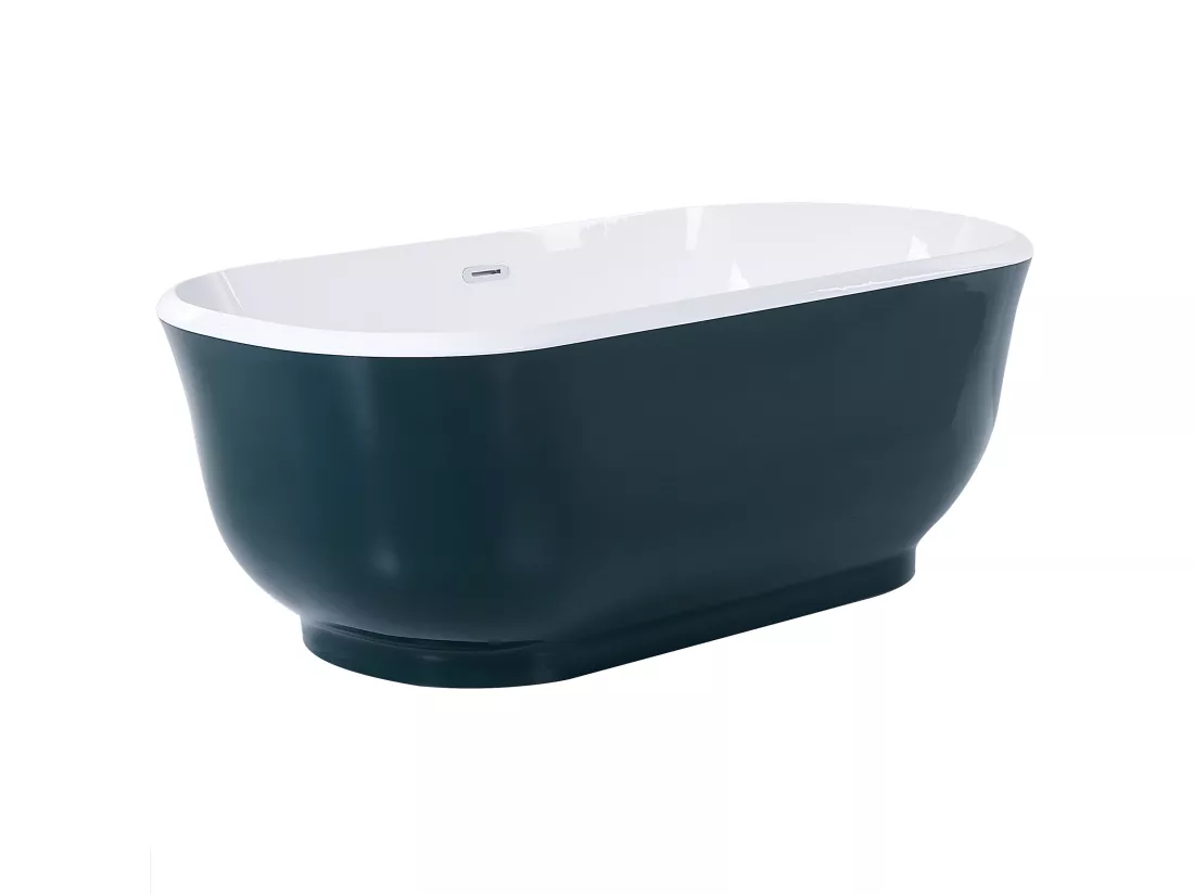 Baignoire îlot verte 170 x 77 cm TESORO