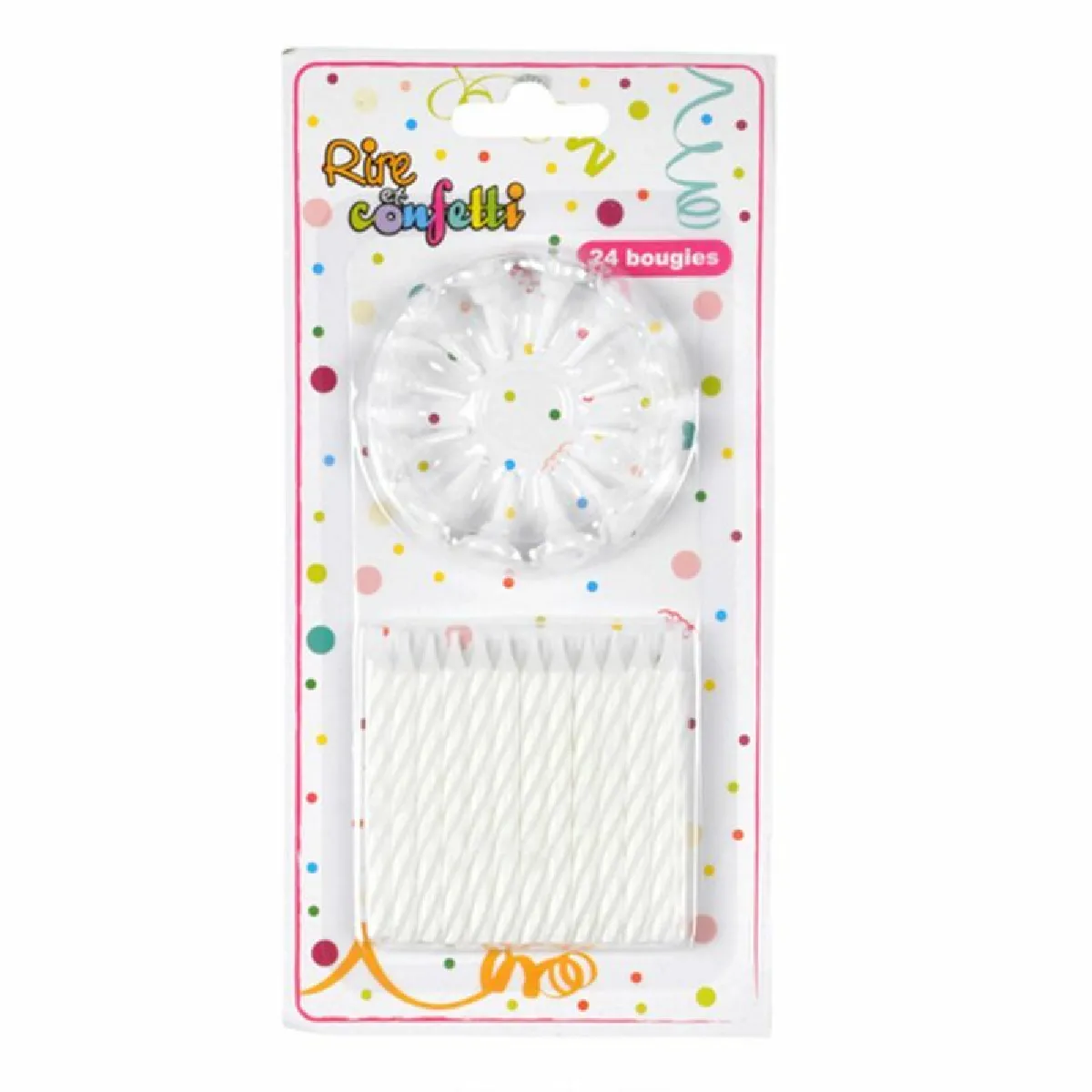 Paris Prix Bougies Anniversaire 24 pcs - Blanc