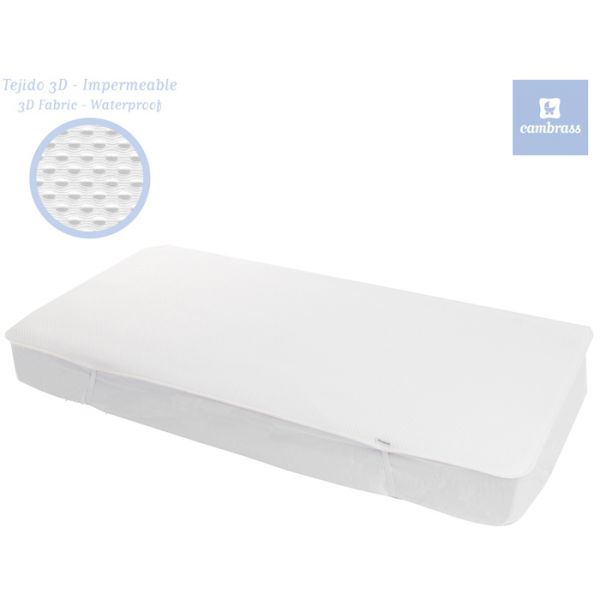Cambrass Protetor de Colchão 60x120 cm Branco