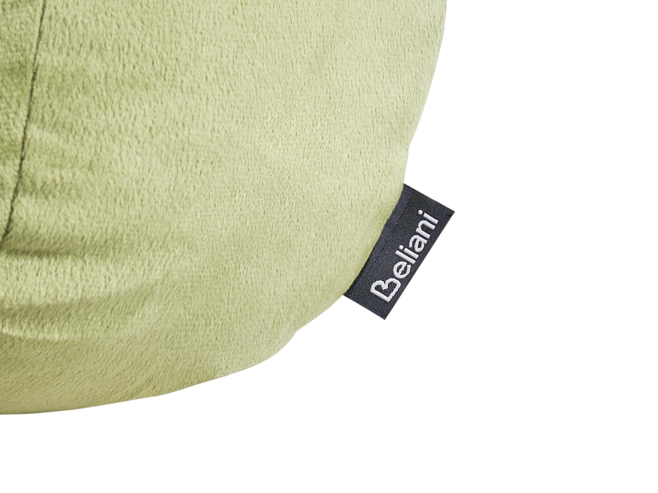 Set van 2 sierkussens SALVIA Fluweel 33 x 33 cm Olijfgroen effen