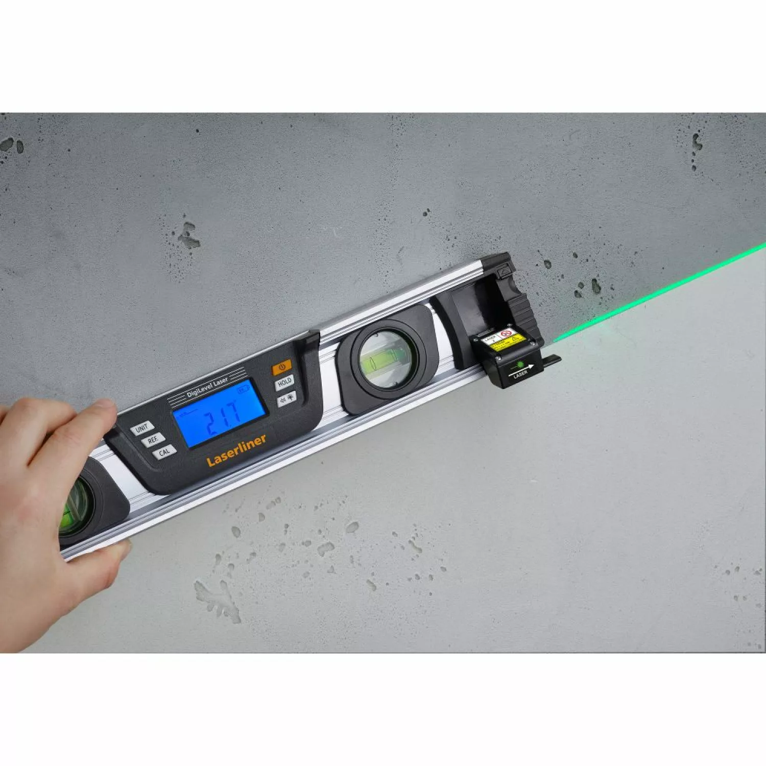 Laserliner DigiLevel-Laser G80 Digitale Elektronische waterpas - groene laser - 800mm