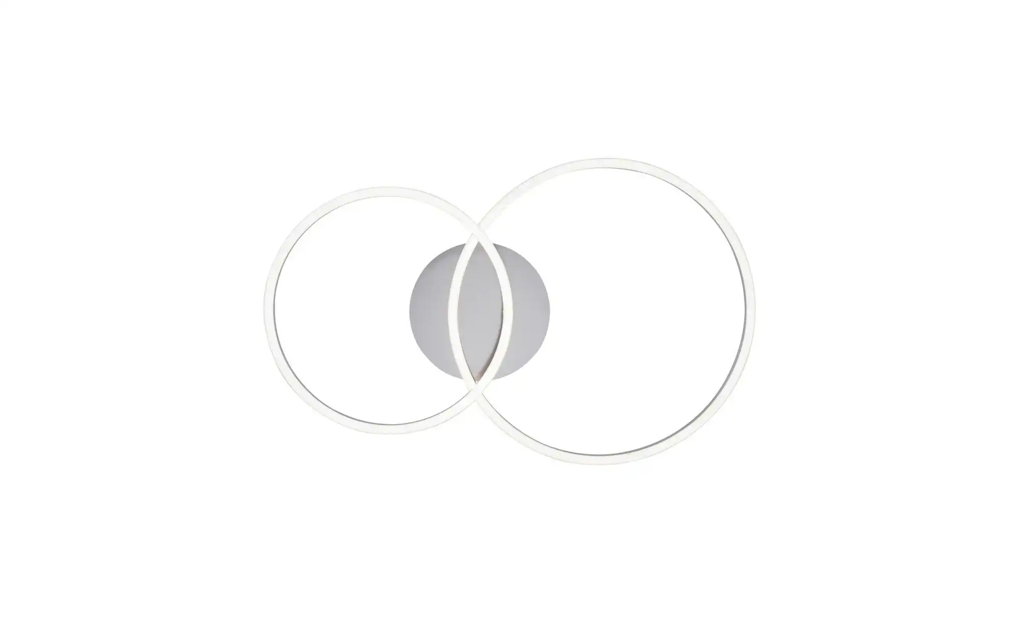 Paul Neuhaus LED-Deckenleuchte, 2-flammig, Nickel-matt ´Kreise´