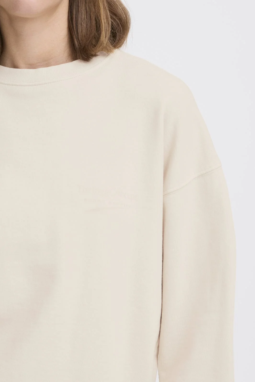 The Jogg Concept Jcrubi Logo Sweatshirt 130905 birch