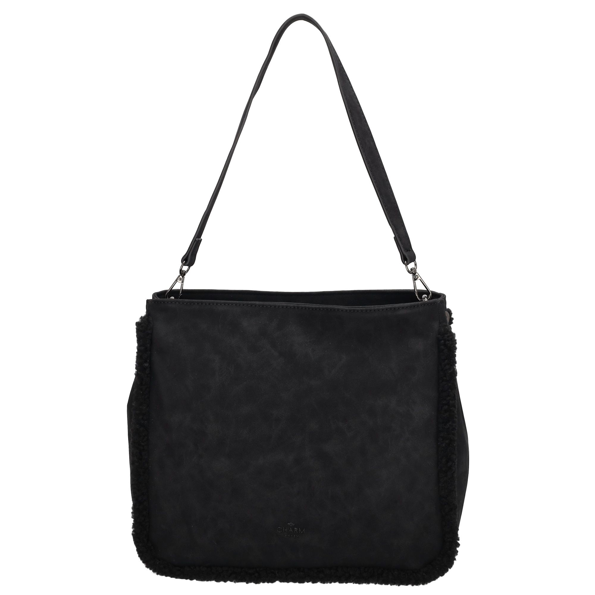 Charm London Newington Schoudertas Zwart