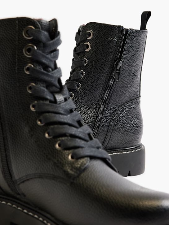Graceland Schnür-Stiefelette Schwarz