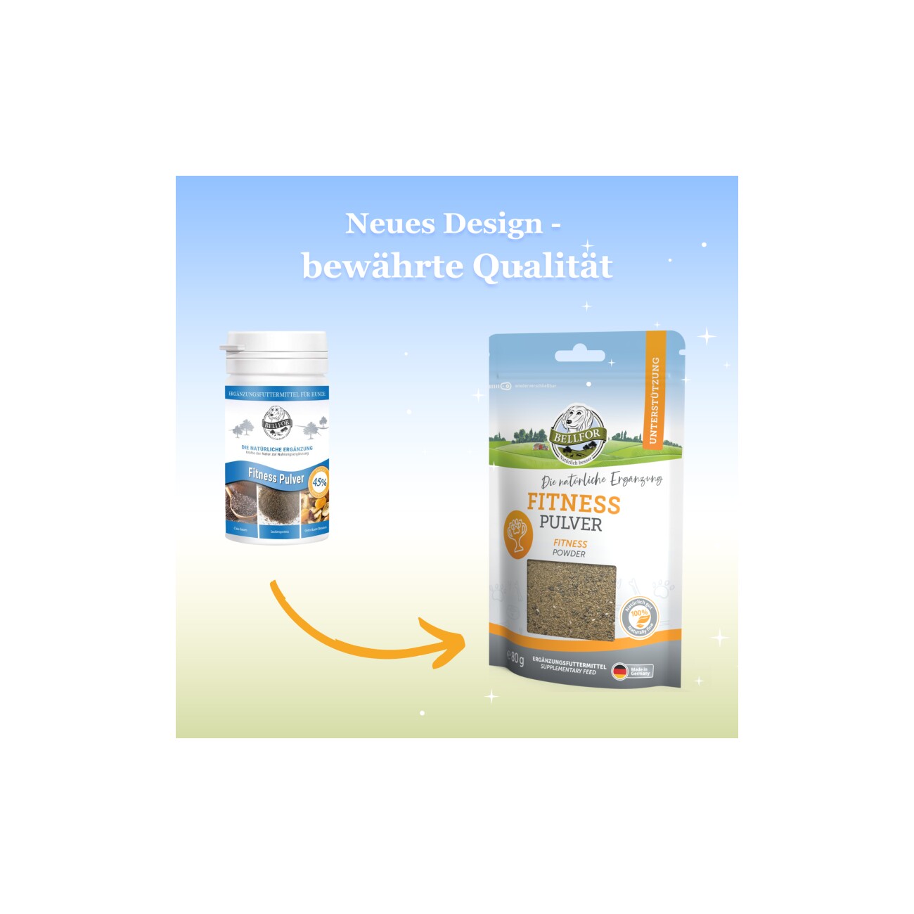 Bellfor Fitness Pulver - 80g