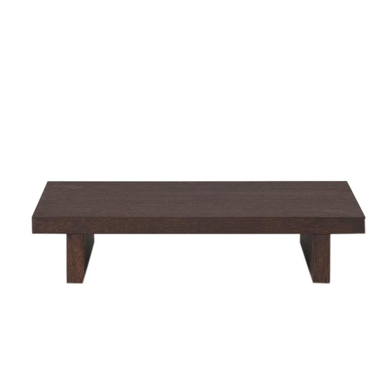 Ferm Living Kona bijzettafel 49x33 donker gebeitst eiken