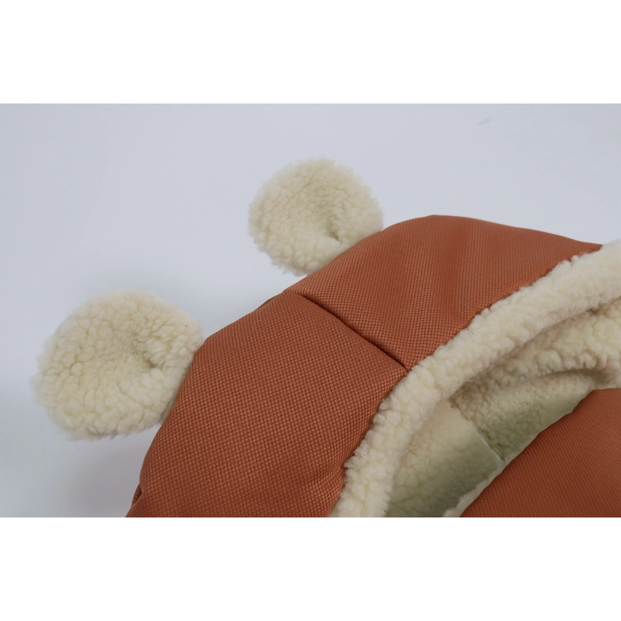 Kaiser Winterfußsack XL EARS WOOL coral gold