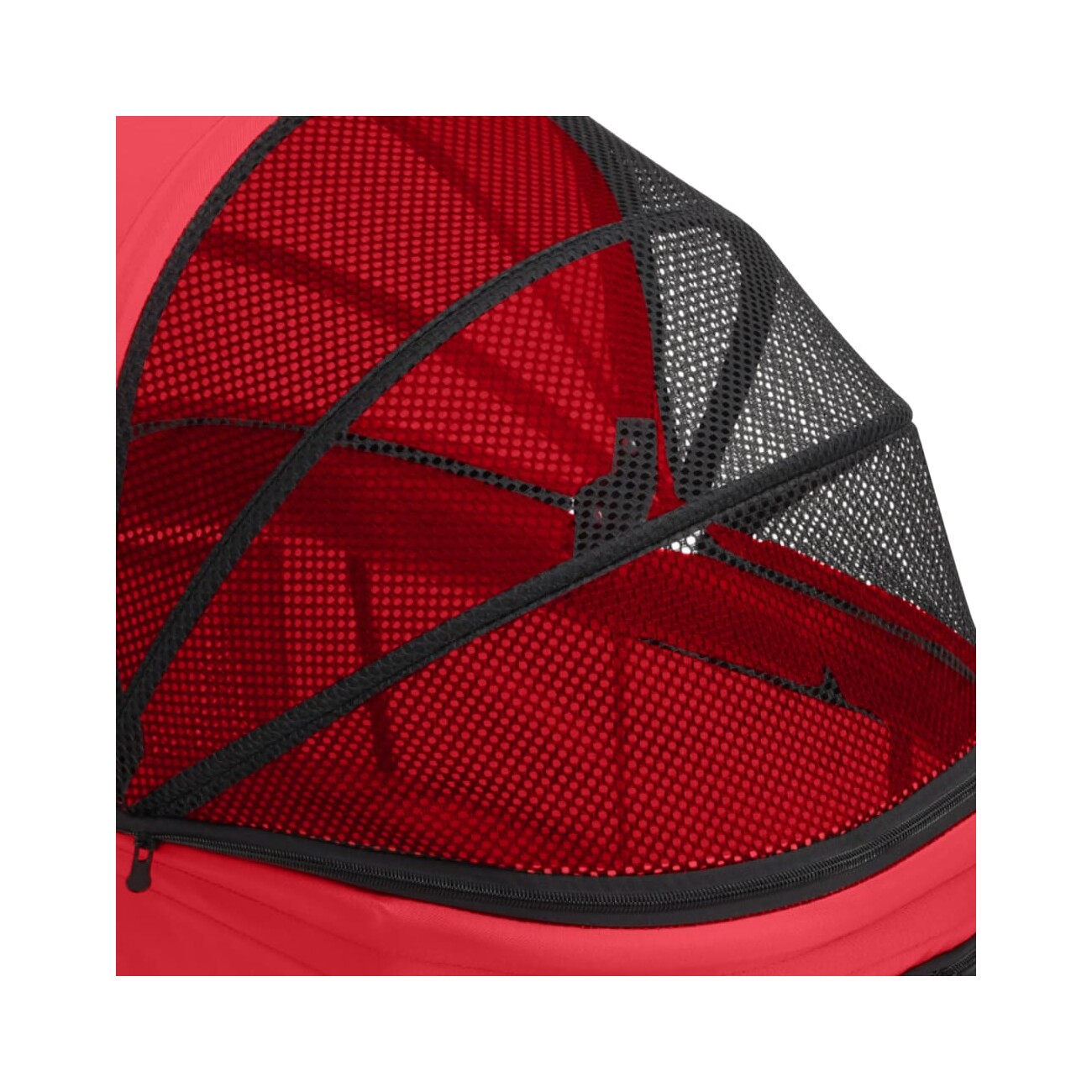 VidaXL Hundewagen 83x48x97cm (L x B x H) rot