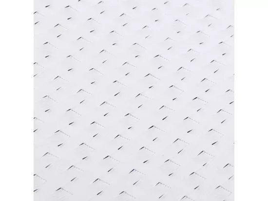 Paravent de balcon blanc 500x80 cm résine tressée