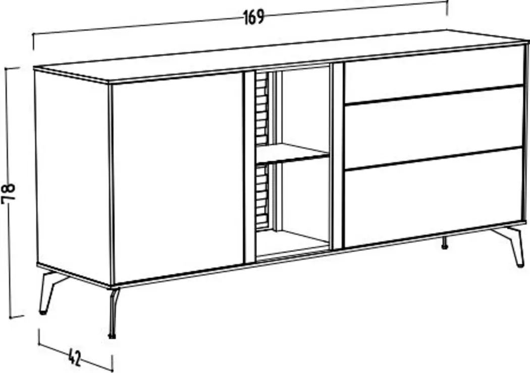 TV-Lowboard Meran