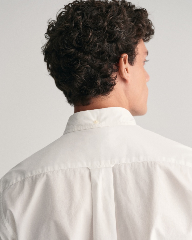Regular Fit Original Shield White Shirt
