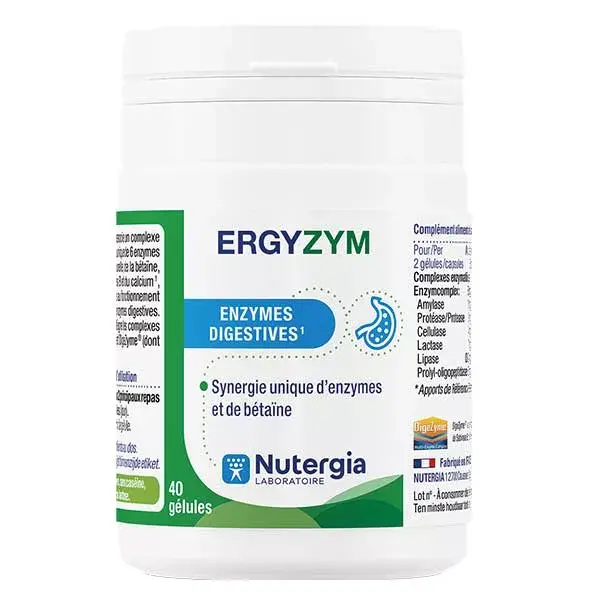 Nutergia Ergyzym 40 cápsulas