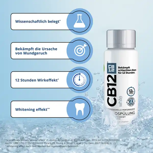Mundspülung white
