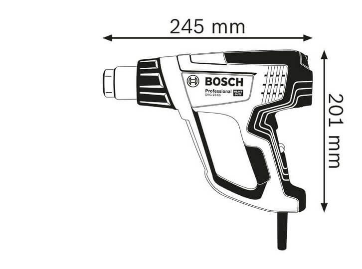 Bosch GHG 23-66 Heteluchtpistool in Koffer - 06012A6301