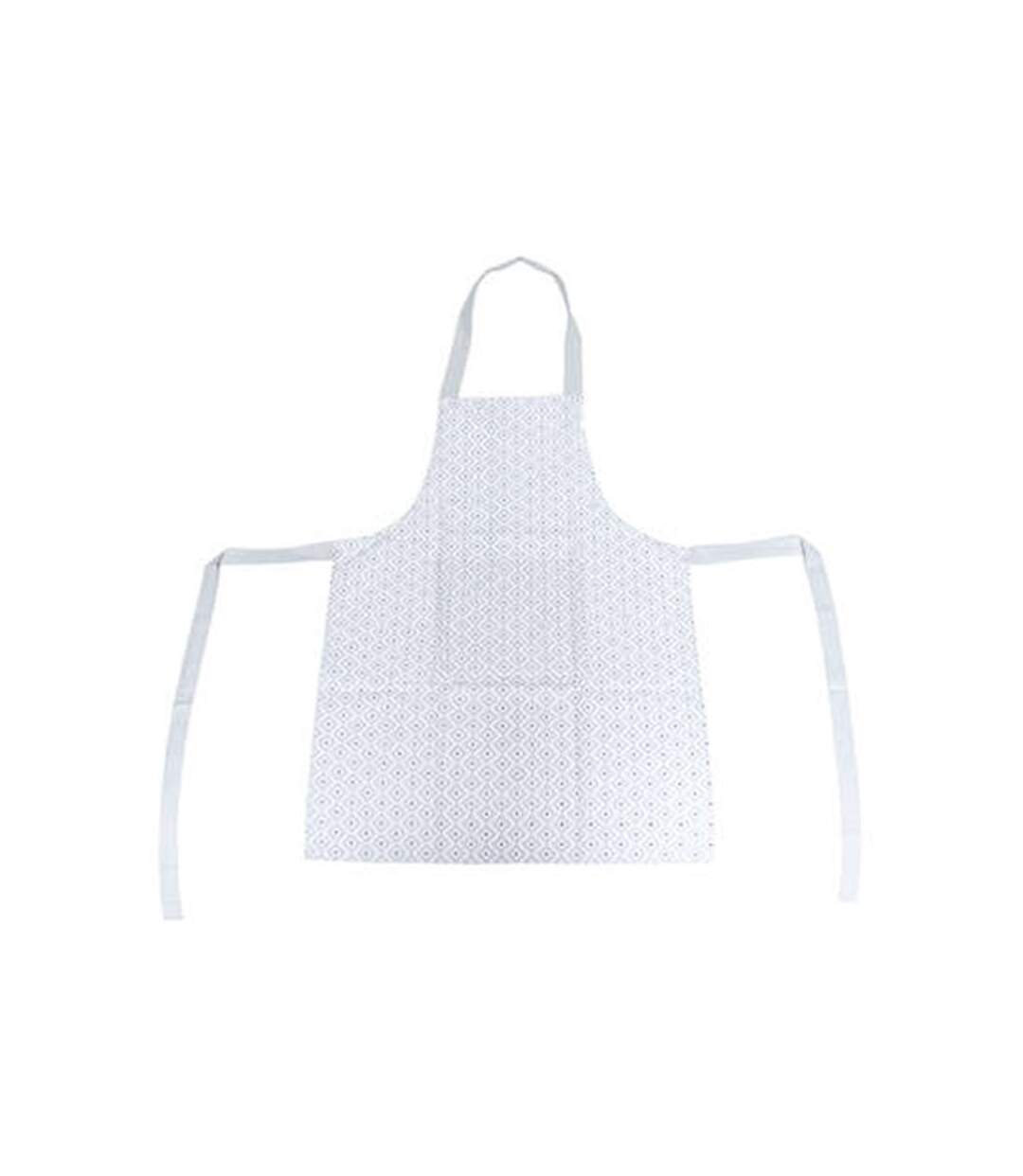 Tablier de Cuisine Imprimé Etnik 80cm Gris