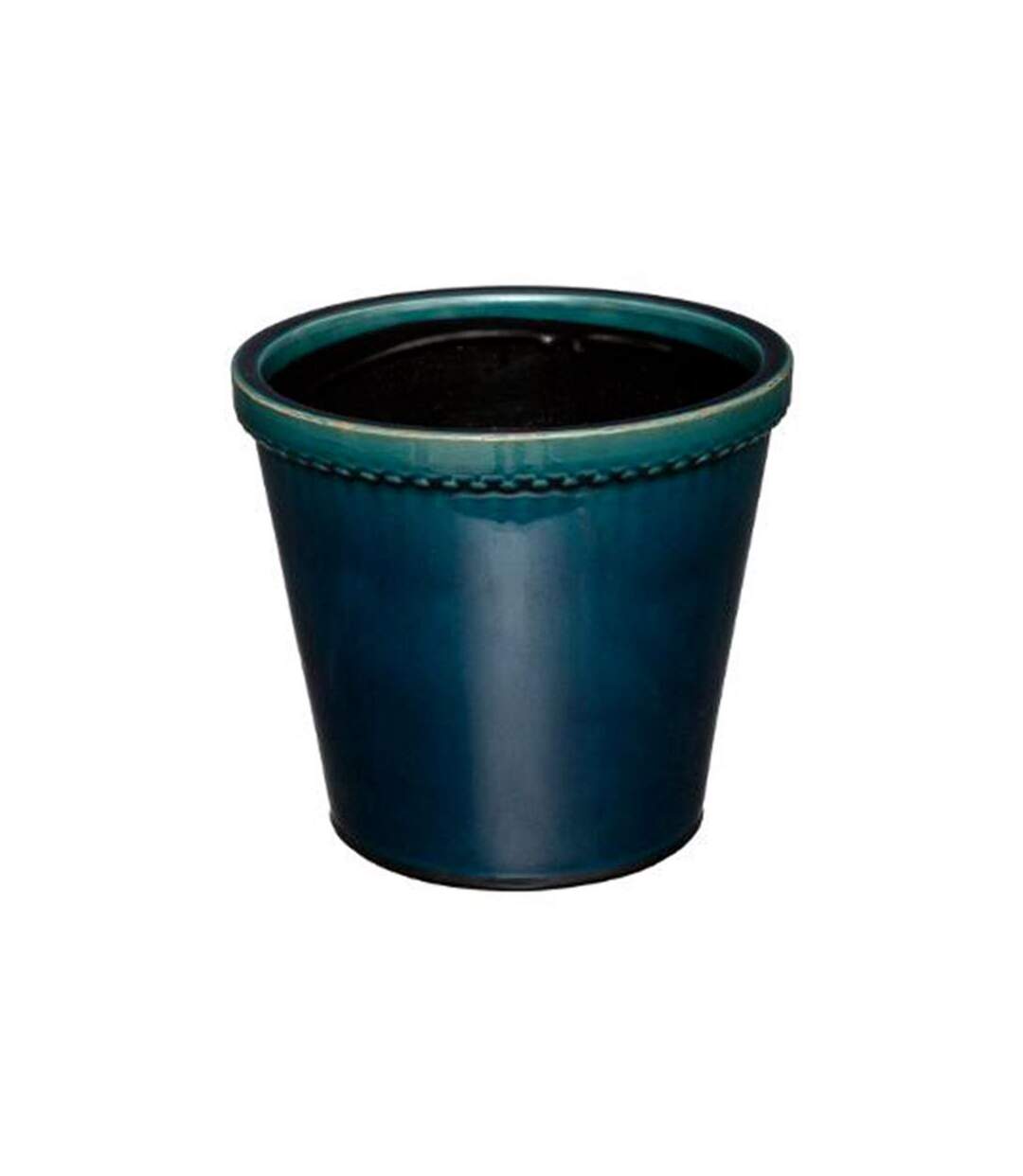 Lot de 3 Cache-Pots Idylle Folk 30cm Bleu Canard