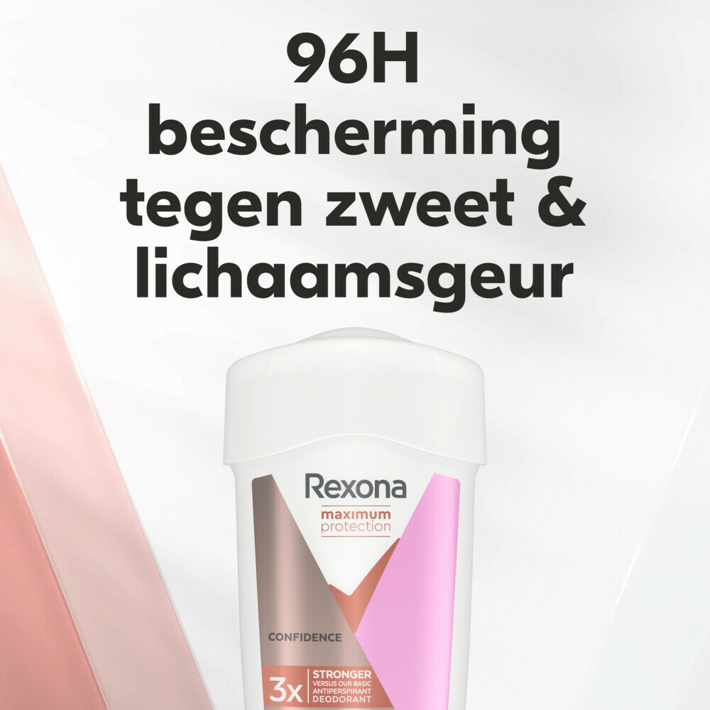 6x Rexona Deodorant Stick Cream Maximum Protection Confidence45 ml