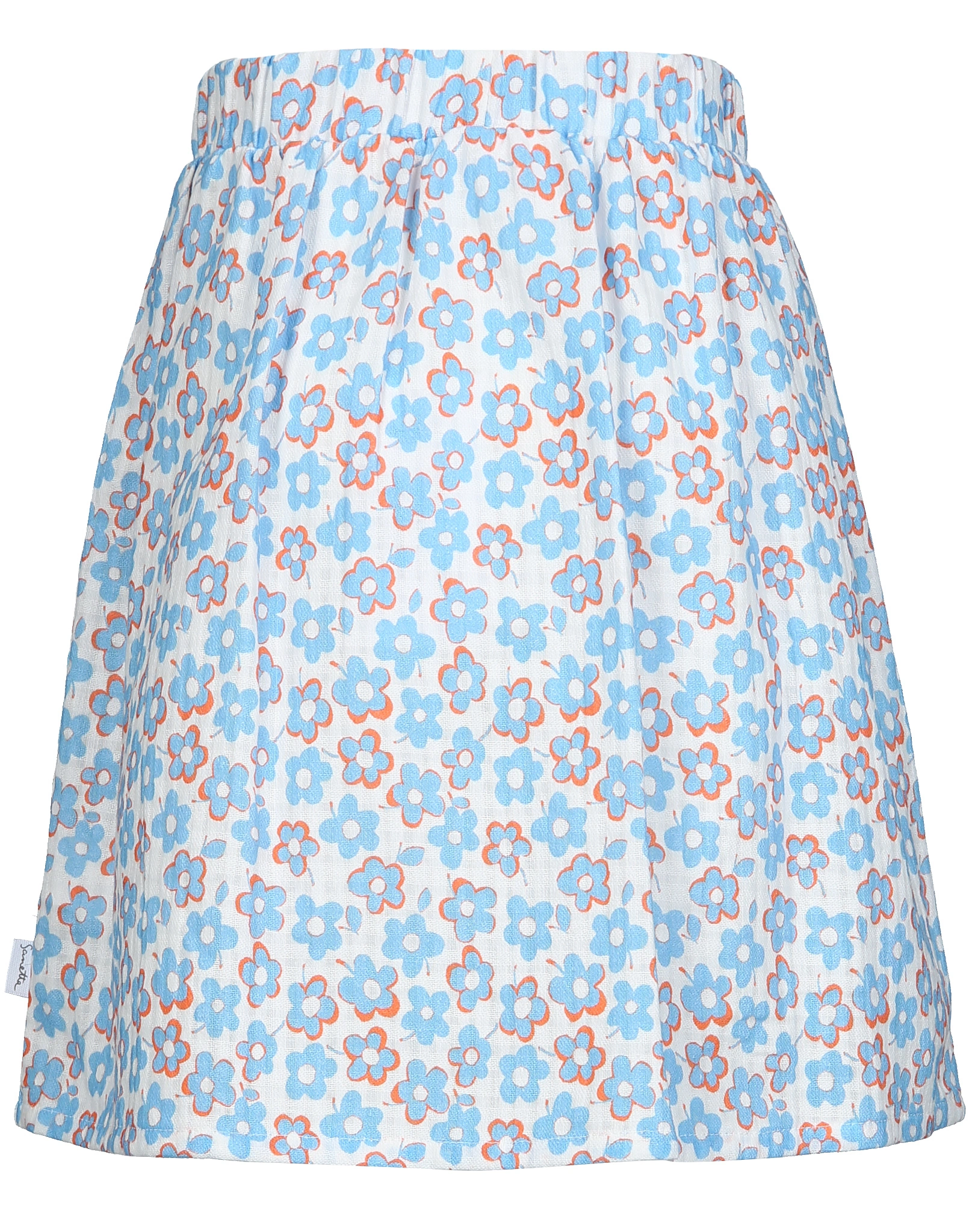 Rock FLOWERS AOP in blue fog
