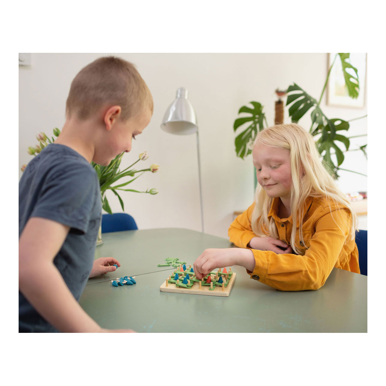 BS Toys Dots & Boxes Houten Spel