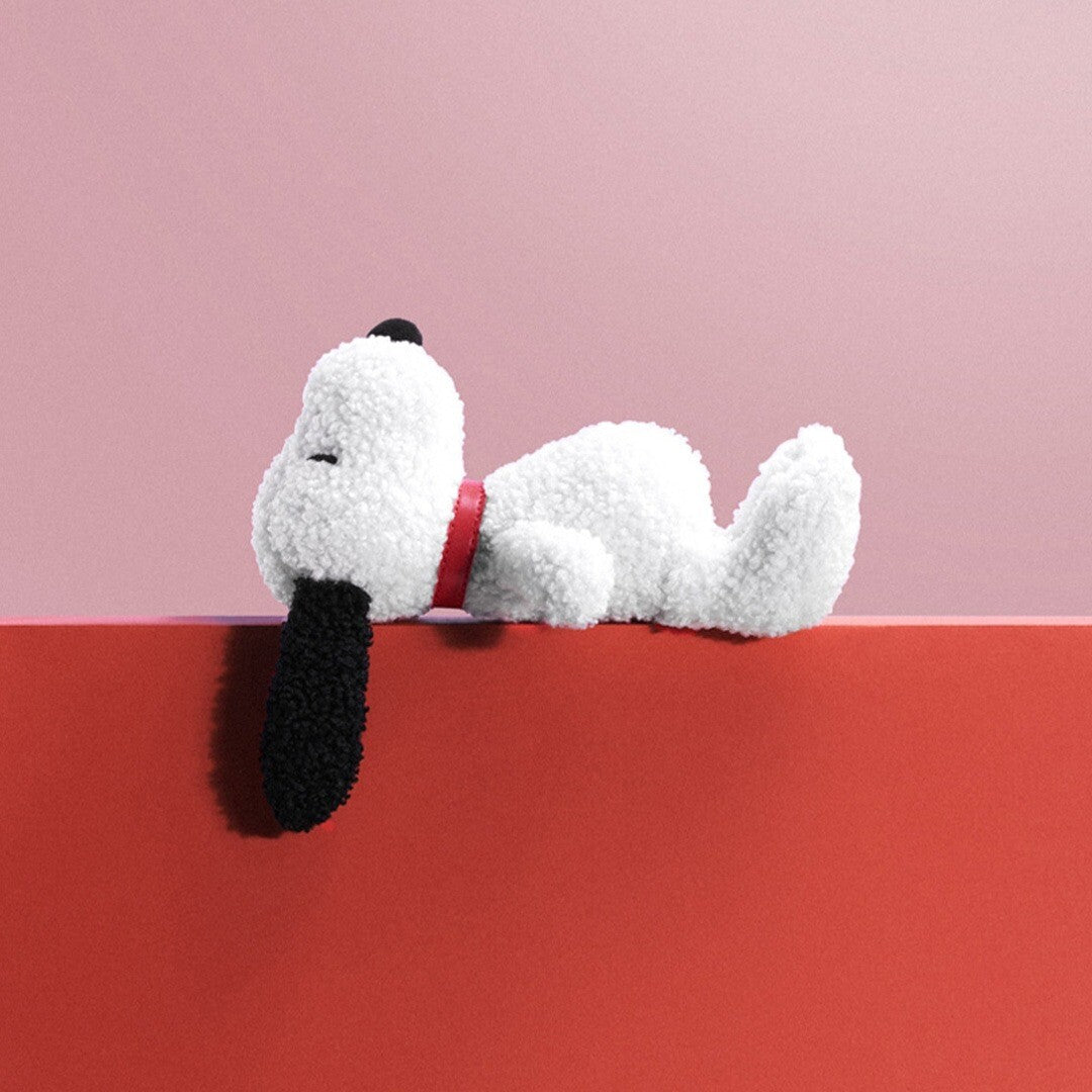 Bon ton toys knuffelhond snoopy teddy - 17 cm