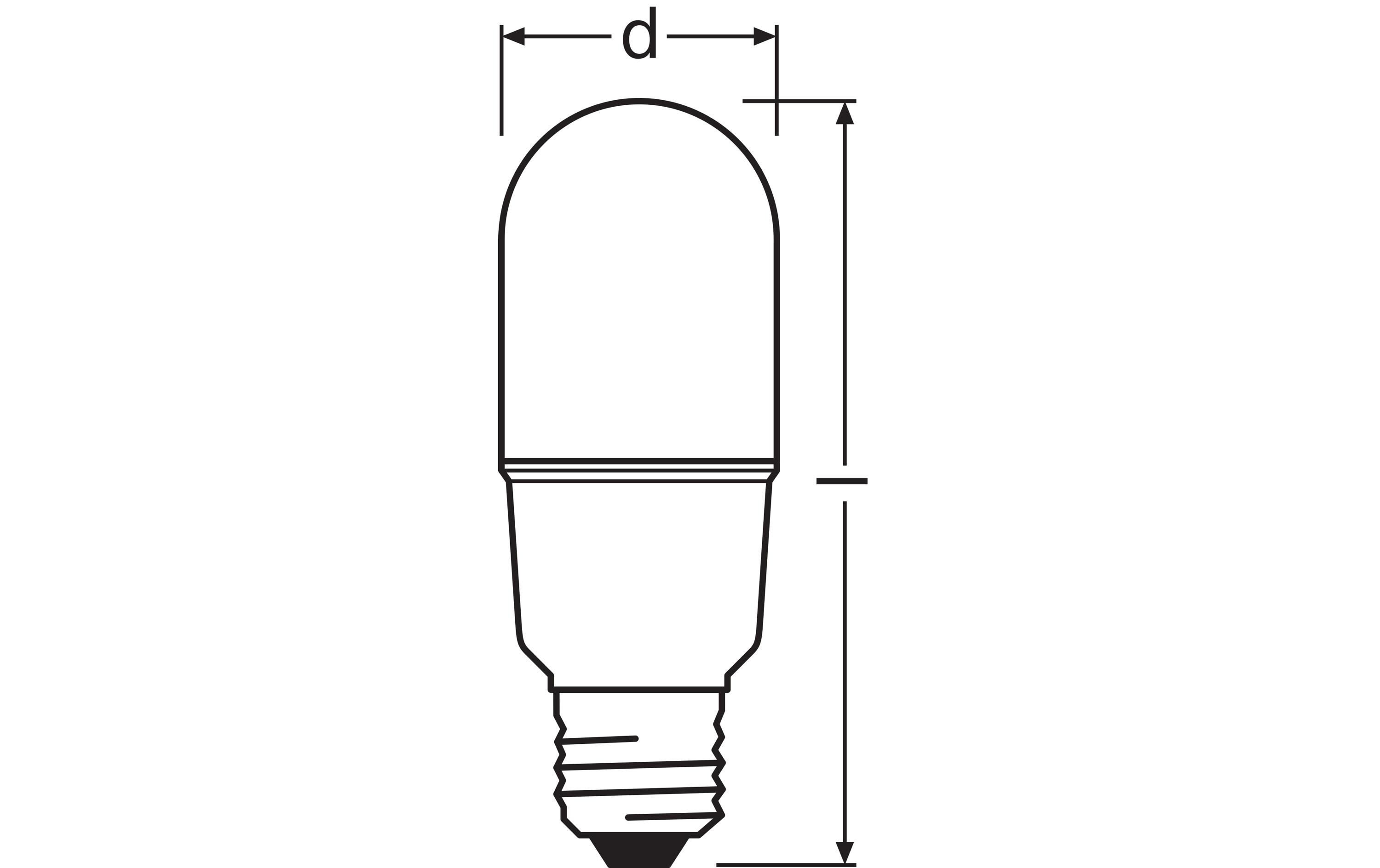 Lampe Star CL Stick, 8W, E27 WarmweissLED-Lampe
