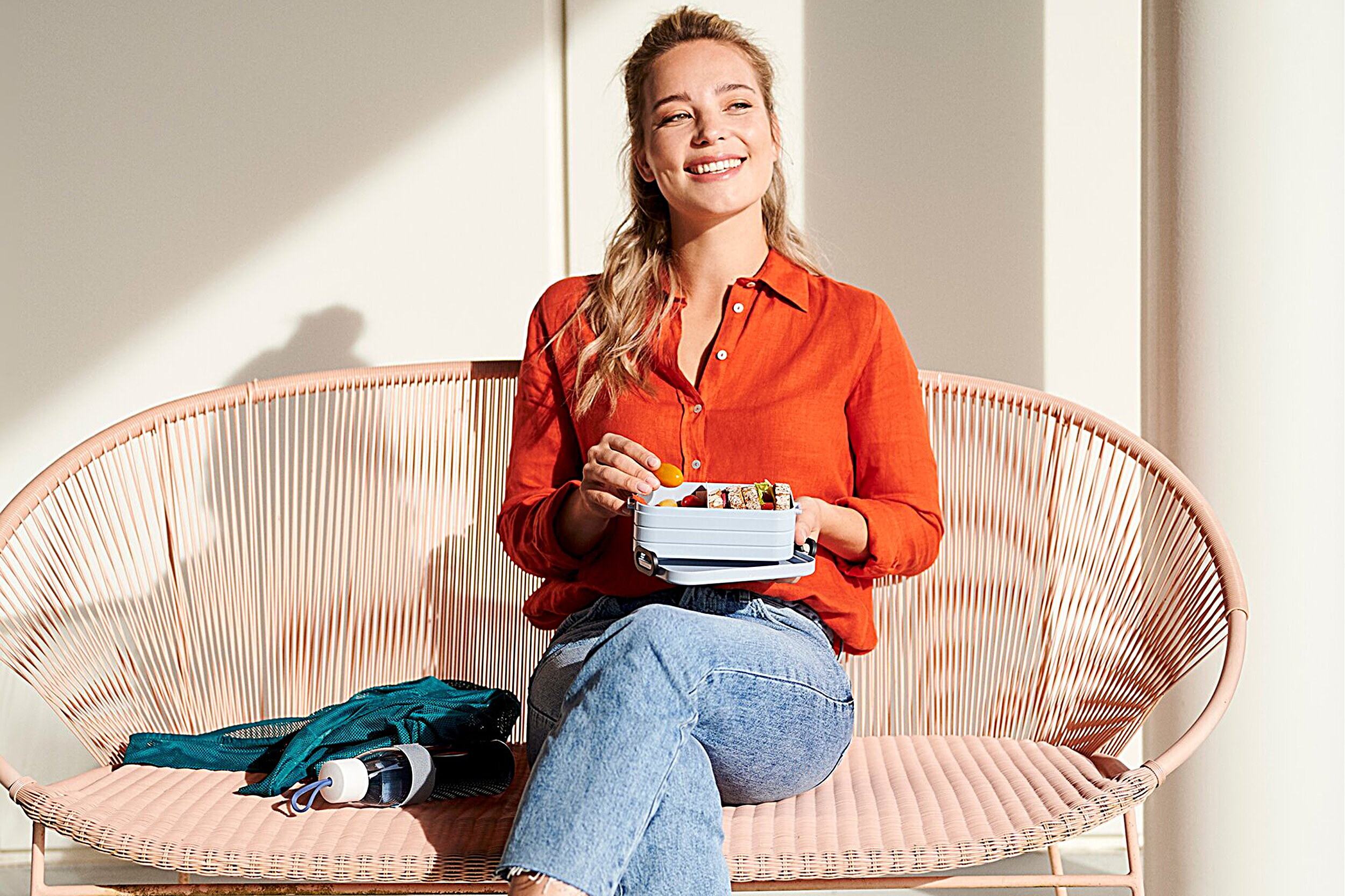 Mepal Take a Break Midi lunchbox - Light Blue
