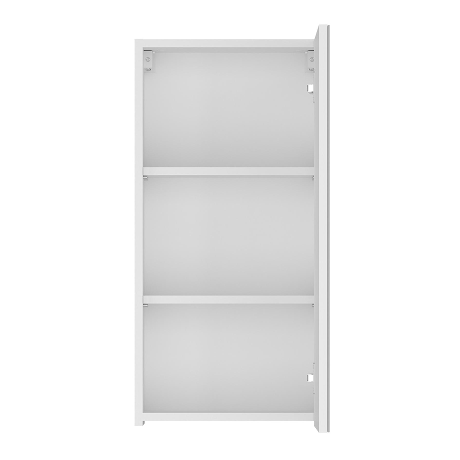 Spiegelschrank - alpinweiß - 38 cm breit