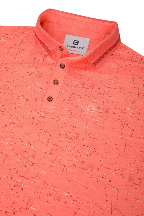Gabbiano oranje heren polo