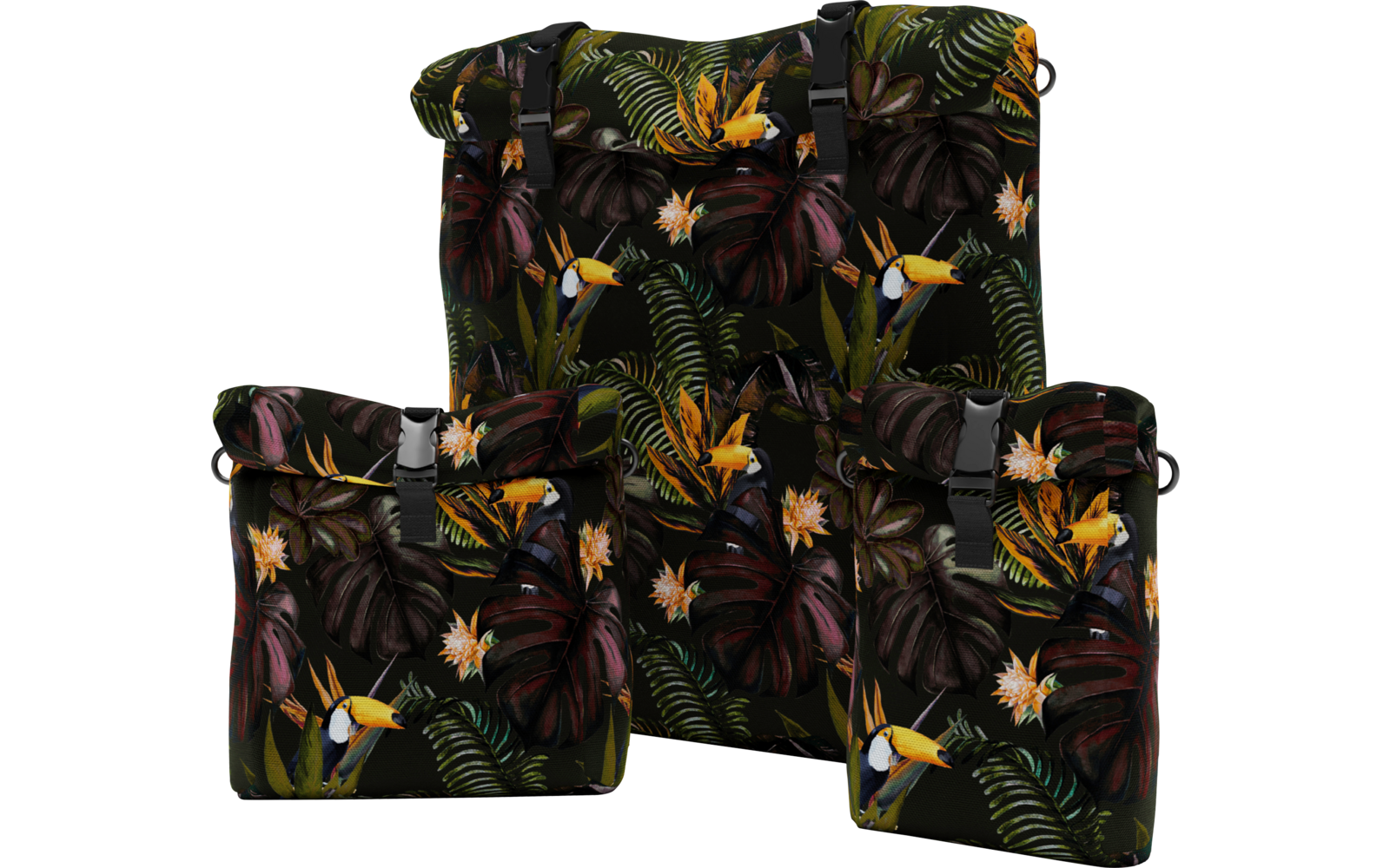 DriveDressy Magnet-Tasche/Organizer S Black Toucan