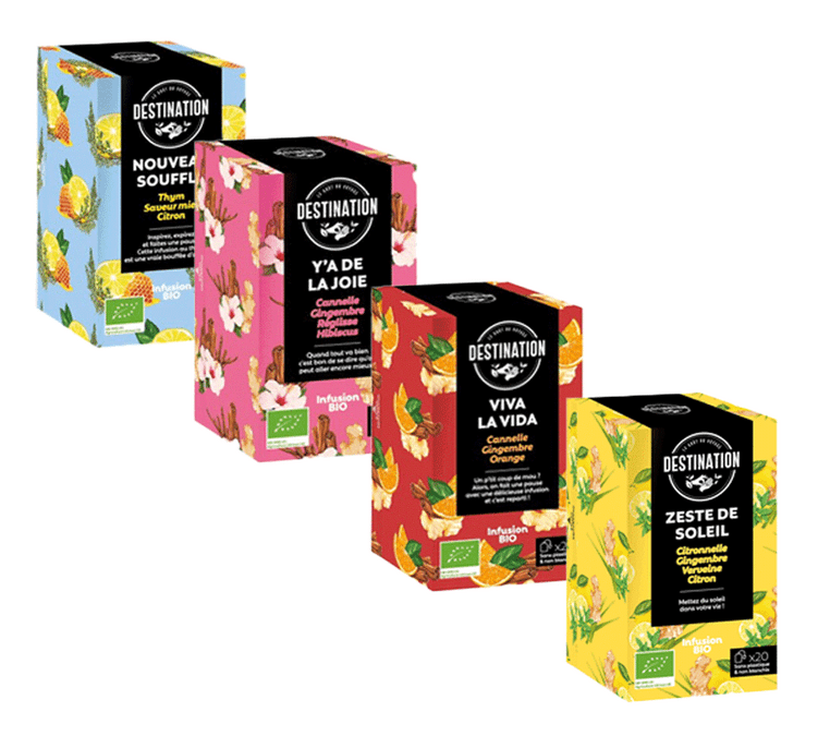 Assortiment Infusion 80 sachets bio - DESTINATION
