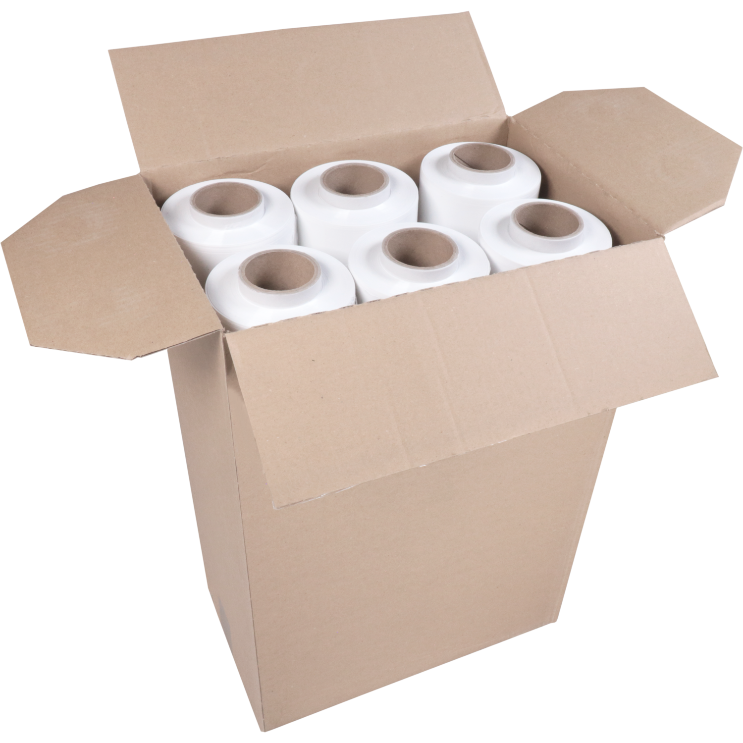 Folie, handrol stretchfolie, LLDPE, 50cm, 300m, 23my, wit